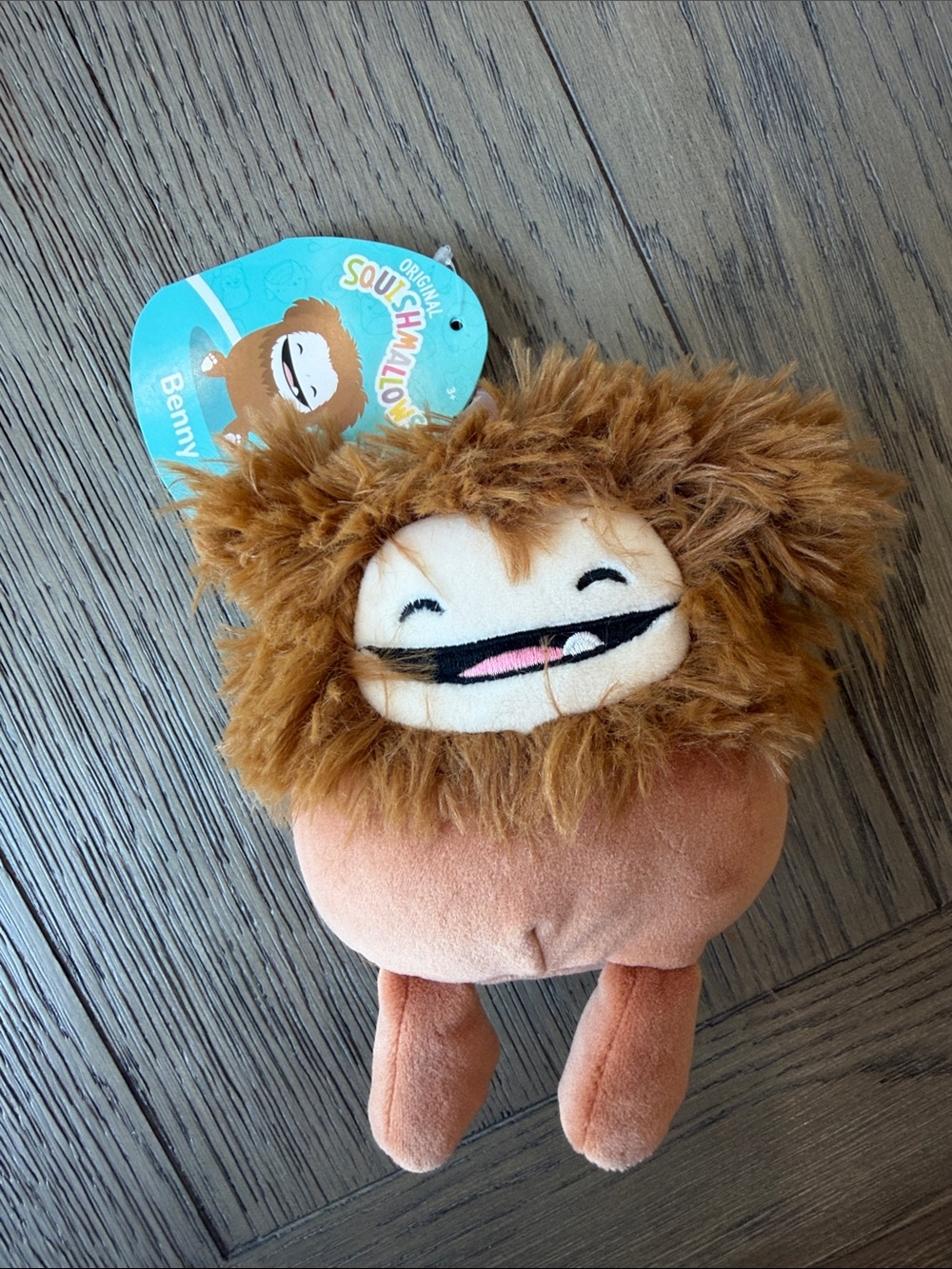 Squishmallows Benny Plush - Brown and Cream Fuzzy Lion